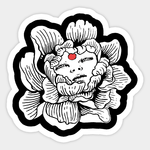 Bloom Sticker by Luke Gray